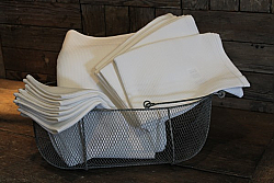 Cote Bastide Finest White 100% Honeycomb Cotton Towels