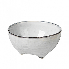 Broste Copenhagen Nordic Sand Large Bowl on 3 Feet (L) 