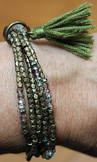 Peacock Tassel Bracelet